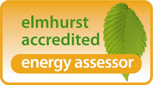 Elmhurst accredited energy assessor logo / link
